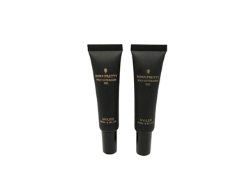 19管径黑色双层直边盖洗面奶护手霜小样软管