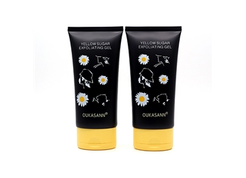 50管径黄色翻盖护手霜身体乳软管包材